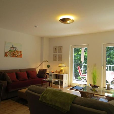 Weisses-Haus-Am-Kurpark-Fewo-Waldblick Quedlinburg Eksteriør billede