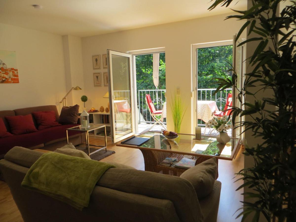 Weisses-Haus-Am-Kurpark-Fewo-Waldblick Quedlinburg Eksteriør billede
